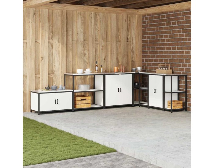 Sonata Unitate de rafturi pentru bucătărie HATTEM Alb 90 x 50 x 92 cm