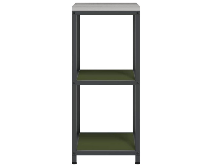 Sonata Unitate de rafturi pentru bucătărie HATTEM Verde măsliniu Oțel