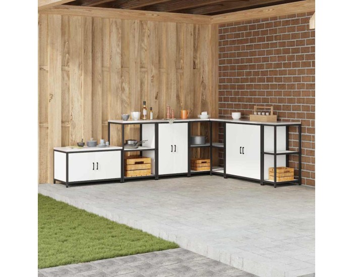 Sonata Dulap de depozitare pentru bucătărie HATTEM Alb 60 x 50 x 92 cm