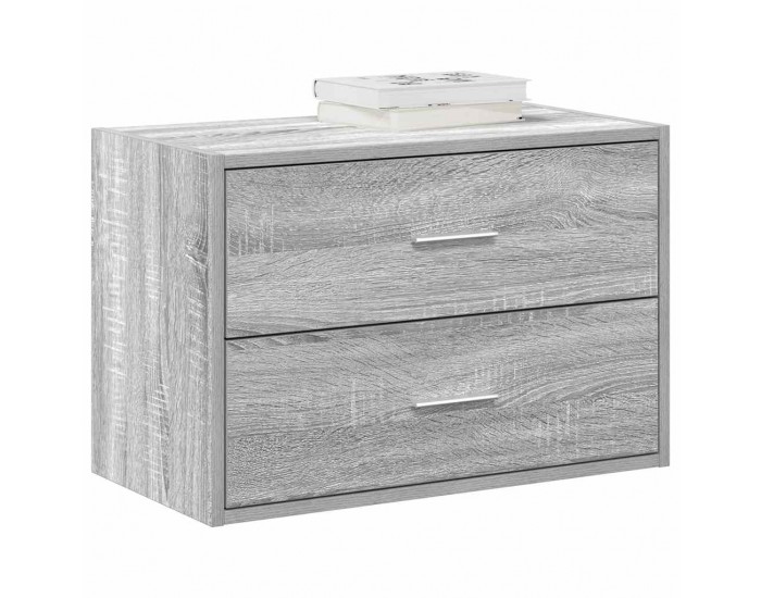 Sonata H Шкаф с 2 чекмеджета сив сонома 60x31x40 см инженерно дърво