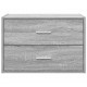 Sonata H Шкаф с 2 чекмеджета сив сонома 60x31x40 см инженерно дърво