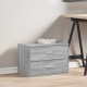 Sonata H Шкаф с 2 чекмеджета сив сонома 60x31x40 см инженерно дърво