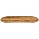 Sonata Blat de masă oval, 120x60x2,5 cm, lemn masiv mango brut
