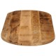 Sonata Blat de masă oval, 140x60x2,5 cm, lemn masiv mango brut