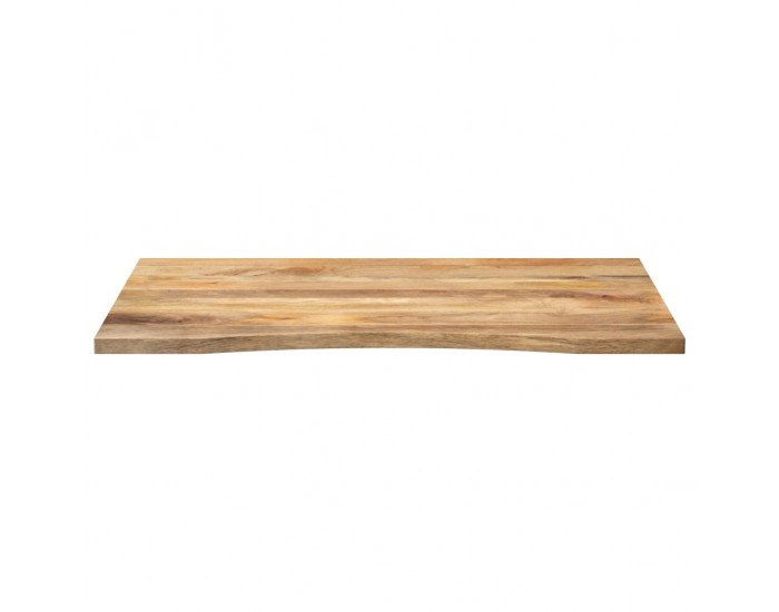 Sonata H Плот за бюро с извивка 110x80x2,5 см грубо мангово дърво масив
