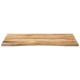 Sonata Blat birou cu decupaj curbat 110x80x2,5cm lemn masiv mango brut