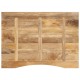 Sonata Blat birou cu decupaj curbat 110x80x2,5cm lemn masiv mango brut