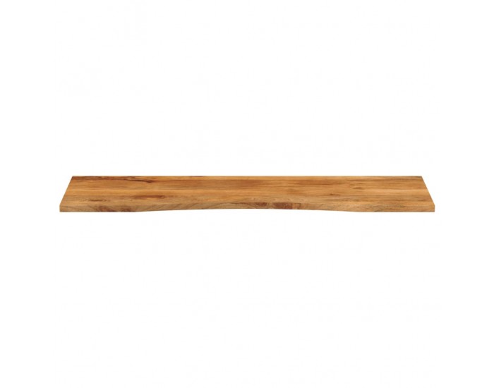 Sonata H Плот за бюро с извивка 160x50x2,5 см грубо мангово дърво масив