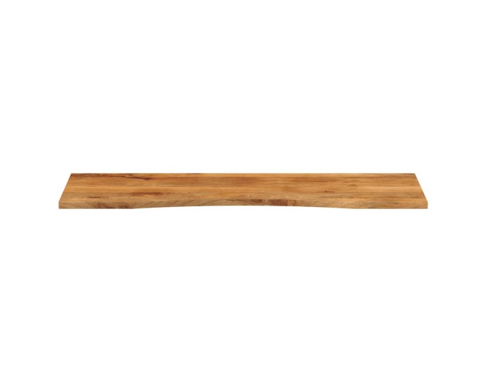 Sonata Blat birou cu decupaj curbat 160x50x2,5cm lemn masiv mango brut