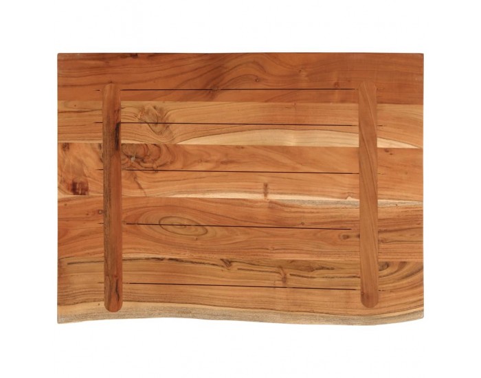 Sonata H Плот за баня, 80x60x3,8 см, правоъгълен, масивно дърво акация
