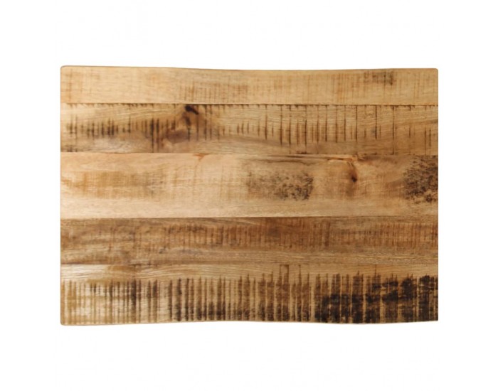 Sonata H Плот за маса, жив ръб, 50x40x2,5 см, масивно дърво грубо манго