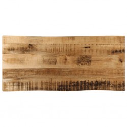 Sonata H Плот за маса, жив ръб, 80x40x2,5 см, масивно дърво грубо манго - Piese pentru mese