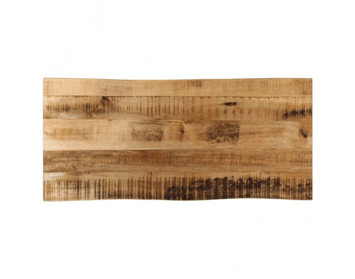 Sonata H Плот за маса, жив ръб, 100x40x2,5 см, масивно дърво грубо манго