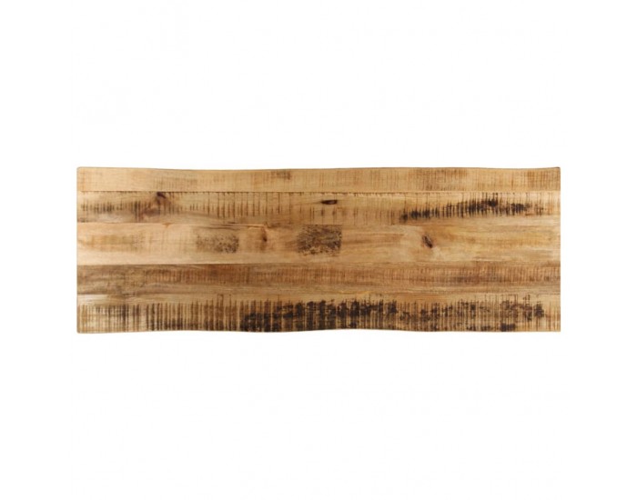 Sonata H Плот за маса, жив ръб, 120x40x2,5 см, масивно дърво грубо манго