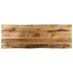 Sonata H Плот за маса, жив ръб, 120x40x2,5 см, масивно дърво грубо манго - Piese pentru mese