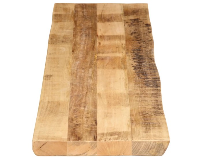 Sonata Blat de masă contur natural 160x40x2,5 cm lemn masiv mango brut