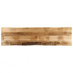 Sonata H Плот за маса, жив ръб, 180x40x2,5 см, масивно дърво грубо манго - Piese pentru mese