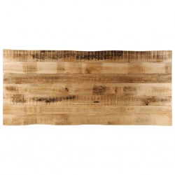 Sonata H Плот за маса, жив ръб, 140x60x2,5 см, масивно дърво грубо манго - Piese pentru mese