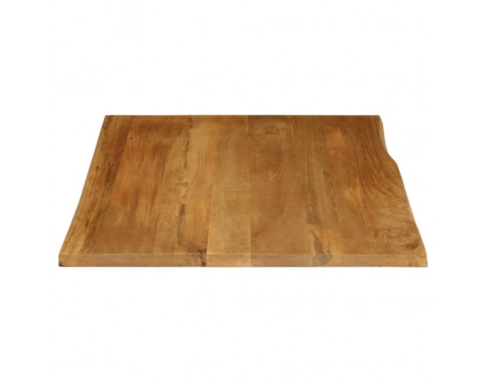 Sonata H Плот за маса, 90x80x3,8 см, жив ръб, масивно дърво манго