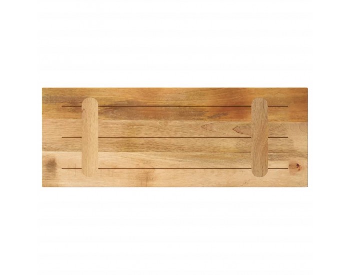 Sonata H Плот за маса 80x20x2,5 см правоъгълен масивно дърво грубо манго