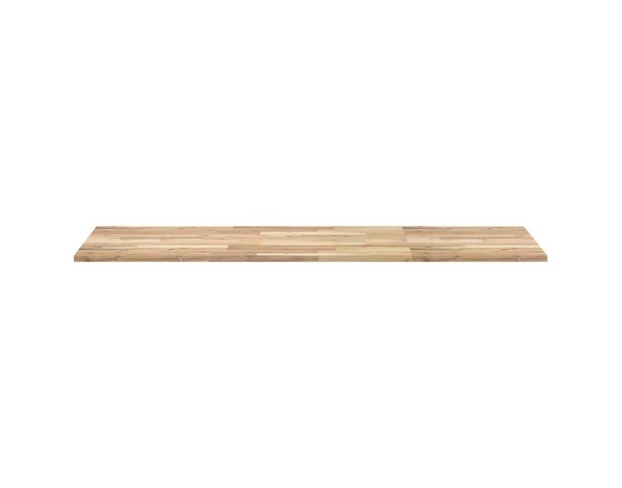 Sonata Blat de masă, 120x60x2 cm, dreptunghiular, lemn masiv de acacia
