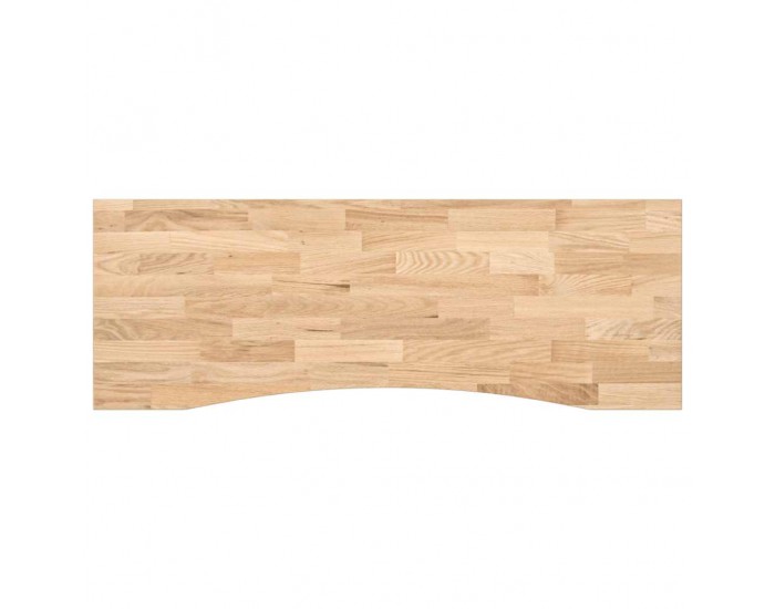 Sonata H Плот на бюро 140x50x2,5 cm необработен масивен дъб правоъгълна