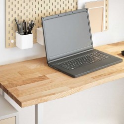 Sonata H Плот на бюро 160x50x2,5 cm необработен масивен дъб правоъгълна - Piese pentru mese