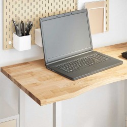 Sonata H Плот на бюро 100x60x2,5 cm необработен масивен дъб правоъгълна - Piese pentru mese