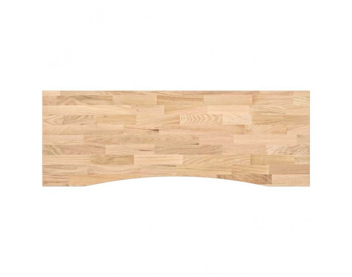 Sonata H Плот на бюро 140x60x2,5 cm необработен масивен дъб правоъгълна