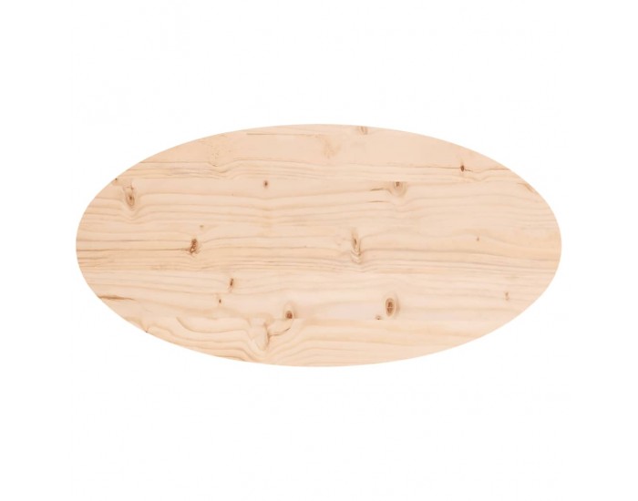 Sonata H Плот за маса 70x35x2,5 см, масивна дървесина, бор, овален