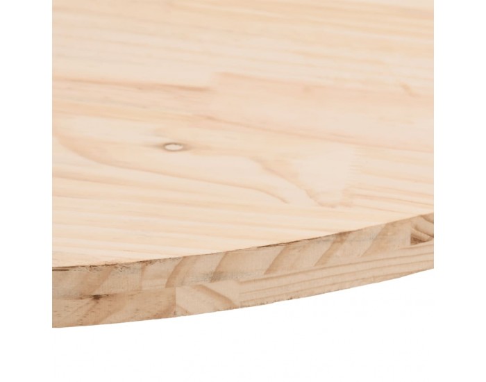 Sonata H Плот за маса 80x40x2,5 см, масивна дървесина, бор, овален