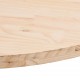 Sonata H Плот за маса 80x40x2,5 см, масивна дървесина, бор, овален