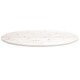 Sonata Blat de masă, alb, 110x55x2,5 cm, lemn masiv de pin, oval