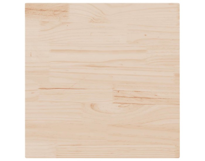Sonata H Плот за маса 80x80x2,5 см, масивна дървесина, бор, квадратен