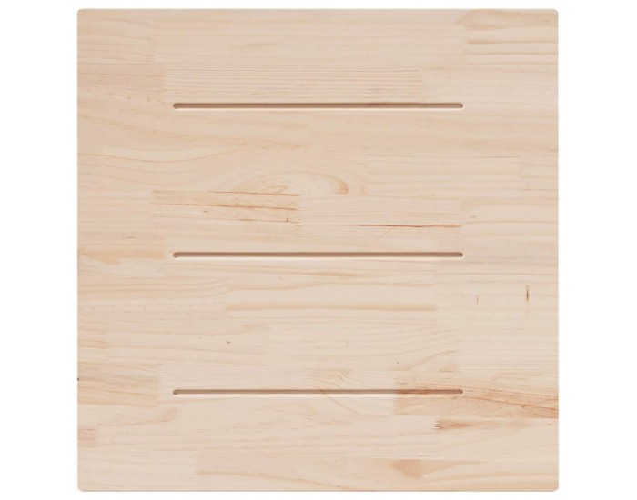 Sonata H Плот за маса, 90x90x2,5 см, бор масив, квадратен