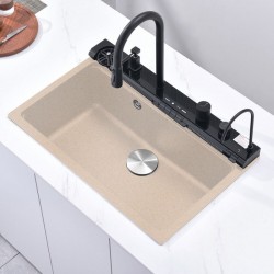 AQUARIS КУХНЕНСКА МИВКА 8276 SAND + СМЕСИТЕЛ 7567131MB - Interceramic