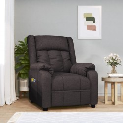 Sonata H Електрически масажен стол, тъмнокафяв, текстил - Mobilier cu mecanism de relaxare