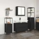 Sonata H Комплект мебели за баня 3 pcs Черен дъб 90 x 34.5 x 60 см