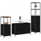 Sonata H Комплект мебели за баня 3 pcs Черен дъб 90 x 34.5 x 60 см