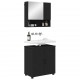 Sonata H Комплект мебели за баня с врата 2 pcs Черно 61 x 35 x 64 см