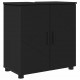 Sonata H Комплект мебели за баня с врата 2 pcs Черно 61 x 35 x 64 см