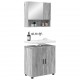 Sonata H Комплект мебели за баня 2 pcs Сив сонома 61 x 35 x 64 см