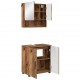 Sonata H Комплект мебели за баня 2 pcs Старо дърво 61 x 35 x 64 см
