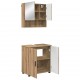 Sonata H Комплект мебели за баня 2 pcs дъб артизан 61 x 35 x 64 см