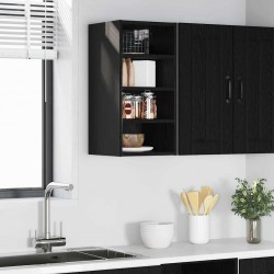 Sonata H Висящ шкаф Riga Черен дъб 30 x 29,5 x 60 см Инженерно дърво - Bucătării modulare