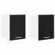 Sonata H Висящ шкаф с рафт Riga 2 pcs Черен дъб и бяло 30 x 31 x 40 см