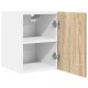 Sonata H Висящ шкаф с рафт Riga 2 pcs Сонома дъб и бяло 30 x 31 x 40 см