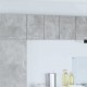 Sonata H Висящ шкаф с рафт Riga 2 pcs Бетон сив и бяло 30 x 31 x 40 см