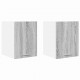 Sonata H Висящ шкаф с рафт Riga 2 pcs Сив Сонома и бяло 30 x 31 x 40 см