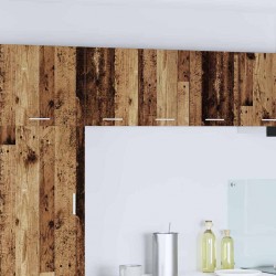 Sonata H Висящ шкаф Riga 2 pcs Стара дървесина и бяло 30 x 31 x 40 см - Bucătării modulare